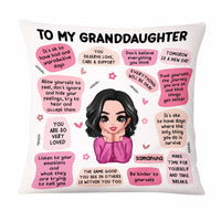 Personalized To Daughter Self Care Reminder Affirmations From Mom Pillow OB141 58O47 thumb 1
