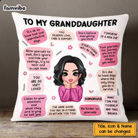 Personalized To Daughter Self Care Reminder Affirmations From Mom Pillow OB141 58O47 thumb 1