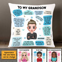 Personalized To Daughter Self Care Reminder Affirmations From Mom Pillow OB141 58O47 thumb 1