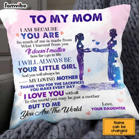 Personalized To My Mom Pillow OB143 30O67 thumb 1