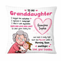 Personalized Granddaughter Hug This Pillow OB141 30O47 thumb 1