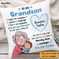 Personalized Granddaughter Hug This Pillow OB141 30O47 thumb 1