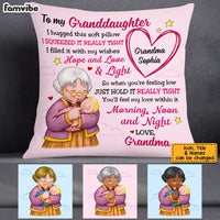 Personalized To My Grandson Baby Hug From Grandma Pillow OB143 58O53 thumb 1