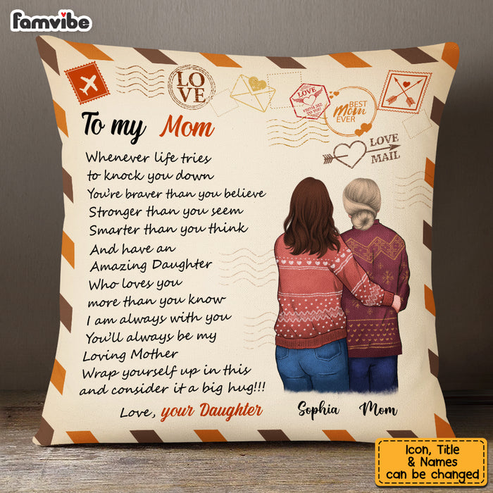 Personalized To My Mom Pillow OB152 36O53 1