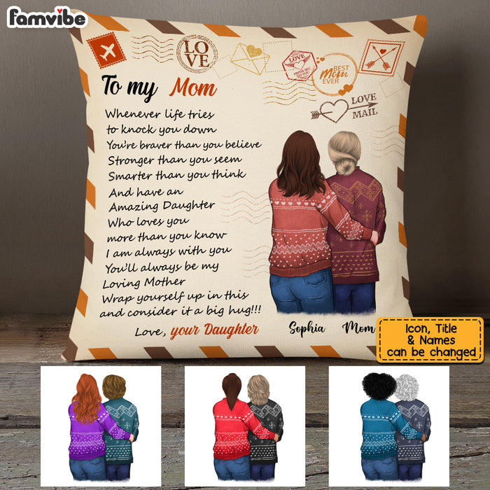 Personalized To My Mom Pillow OB152 36O53 1