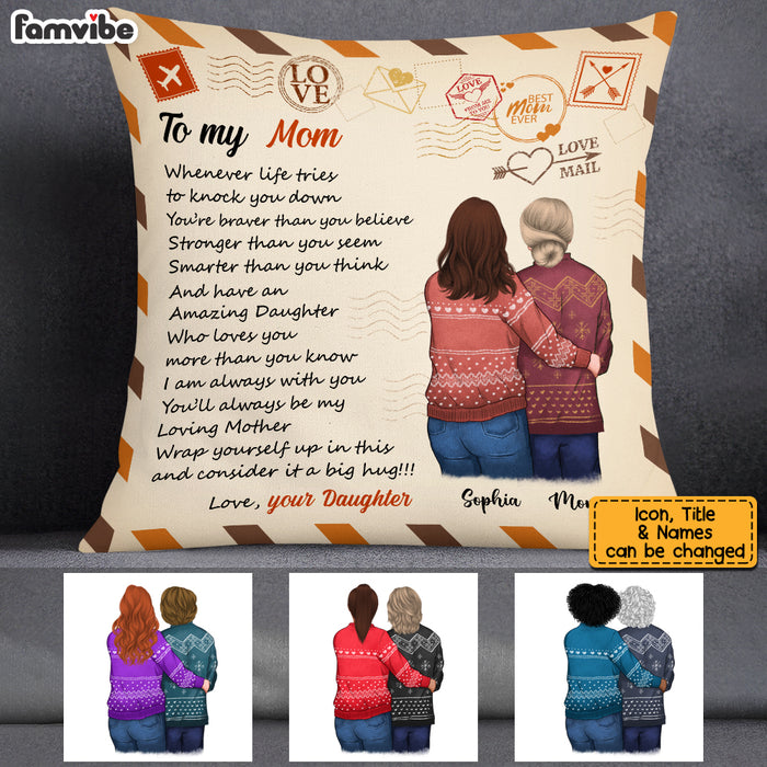 Personalized To My Mom Pillow OB152 36O53 1