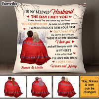 Personalized Couple The Day I Met You Pillow OB142 36O34 thumb 1
