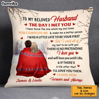 Personalized Couple The Day I Met You Pillow OB142 36O34 thumb 1
