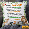 Personalized To My Grandson Woodland Animals Pillow OB141 32O53 1
