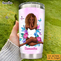 Personalized Daughter God Says Bible Verse Steel Tumbler OB141 23O47 thumb 1