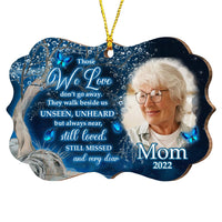 Personalized Memo Photo Mom Dad Sympathy Still Loved Still Missed Benelux Ornament OB144 23O28 thumb 1