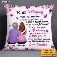 Personalized To My Mom Hug This Pillow OB142 32O28 thumb 1