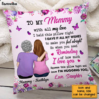 Personalized To My Mom Hug This Pillow OB142 32O28 thumb 1