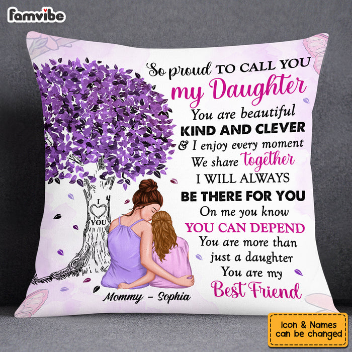 Personalized Proud Of My Daughter Pillow OB142 23O53 1