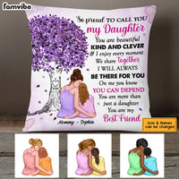 Personalized Proud Of My Daughter Pillow OB142 23O53 thumb 1