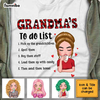 Personalized Christmas Grandma's To Do List Shirt - Hoodie - Sweatshirt OB143 23O67 thumb 1