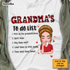 Personalized Christmas Grandma's To Do List Shirt - Hoodie - Sweatshirt OB143 23O67 1