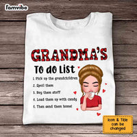 Personalized Christmas Grandma's To Do List Shirt - Hoodie - Sweatshirt OB143 23O67 thumb 1