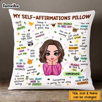 Personalized Mental Health Breakdown Affirmations Boho Animal Pillow OB151 58O47 thumb 1