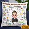 Personalized Mental Health Breakdown Affirmations Boho Animal Pillow OB151 58O47 1