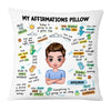 Personalized Mental Health Breakdown Affirmations Dinosaur Pillow OB152 58O53 1