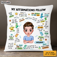 Personalized Mental Health Breakdown Affirmations Dinosaur Pillow OB152 58O53 thumb 1