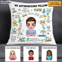 Personalized Mental Health Breakdown Affirmations Dinosaur Pillow OB152 58O53 thumb 1