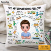 Personalized Mental Health Breakdown Affirmations Dinosaur Pillow OB152 58O53 1