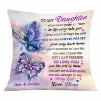 Personalized Butterfly Daughter Pillow OB152 85O34 thumb 1