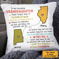 Personalized Granddaughter Long Distance Pillow OB152 30O34 thumb 1