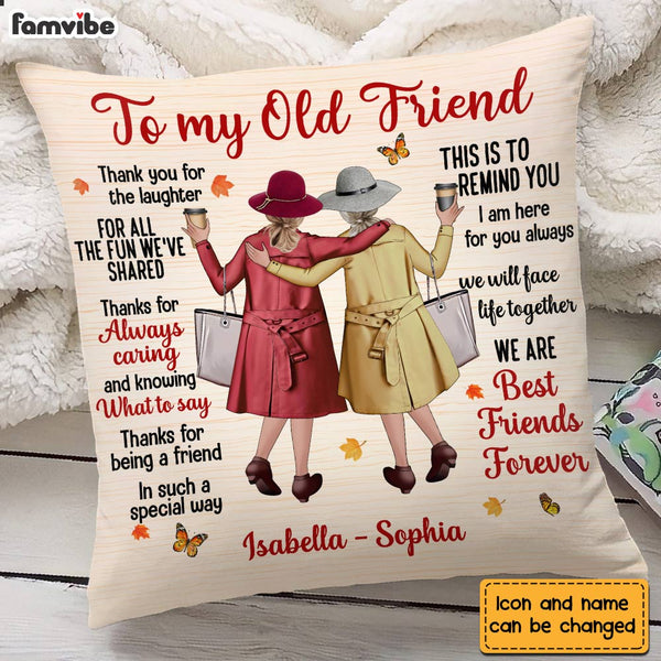 Besties Gift: Personalized Pillows for Sister Friends - Famvibe