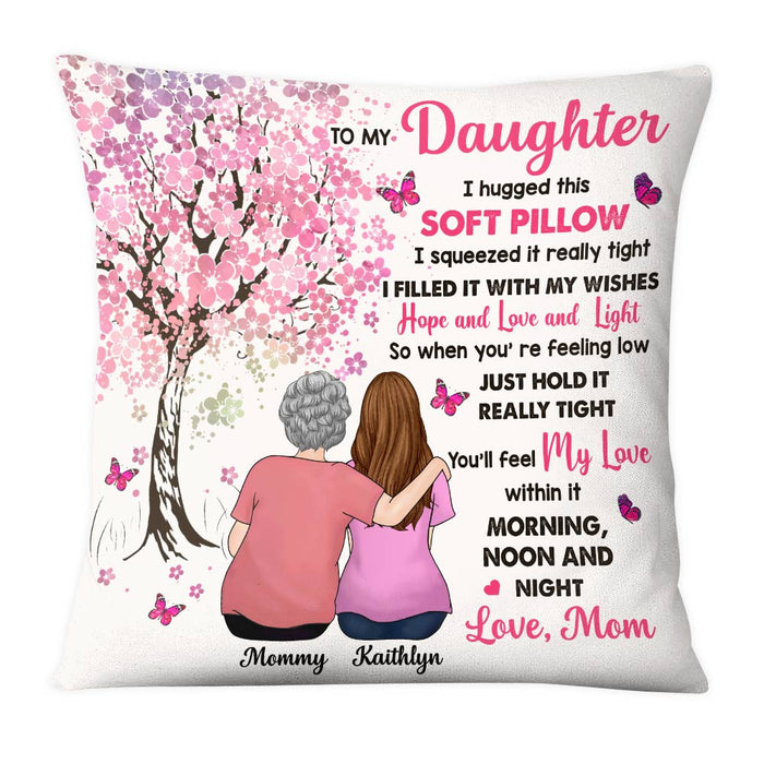 Personalized To My Daughter Tree Pillow OB152 32O28 1