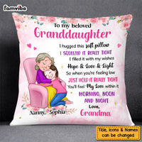 Personalized Granddaughter Hug This Pillow OB173 36O58 thumb 1