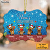 Pesonalized Nana's Little Reindeer Benelux Ornament OB172 36O34 1