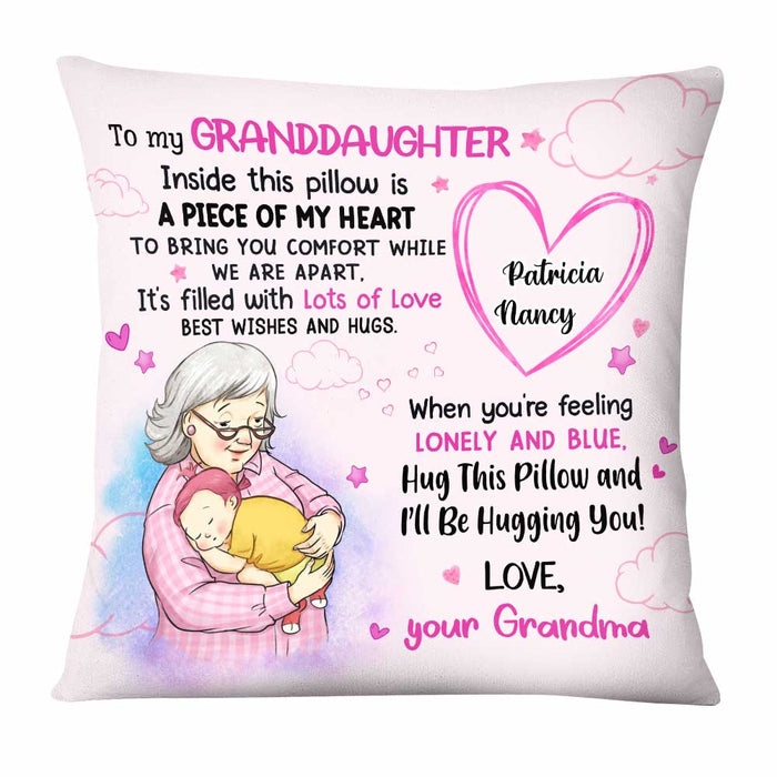 Personalized To my Granddaughter Pillow OB156 36O67 1