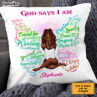 Personalized God Says Butterfly Sunflower Pillow OB151 32O67 thumb 1