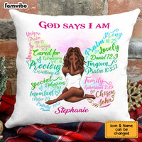 Personalized God Says Butterfly Sunflower Pillow OB151 32O67 thumb 1