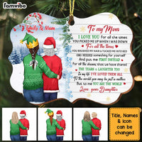Personalized To My Mom Christmas Benelux Ornament OB185 32O34 thumb 1