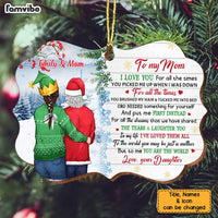Personalized To My Mom Christmas Benelux Ornament OB185 32O34 thumb 1