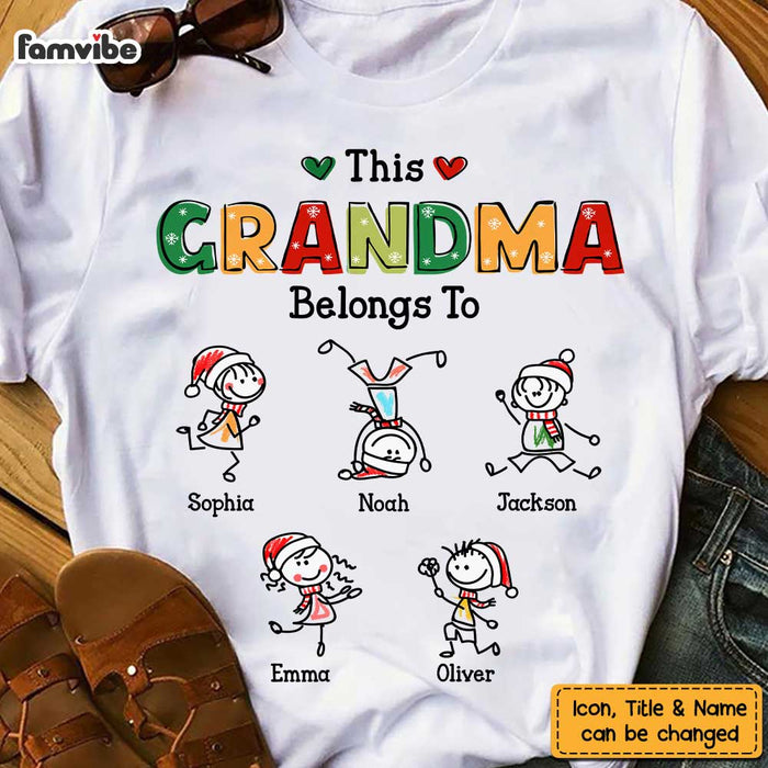 Personalized This Grandma Christmas Shirt - Hoodie - Sweatshirt OB183 36O47 1