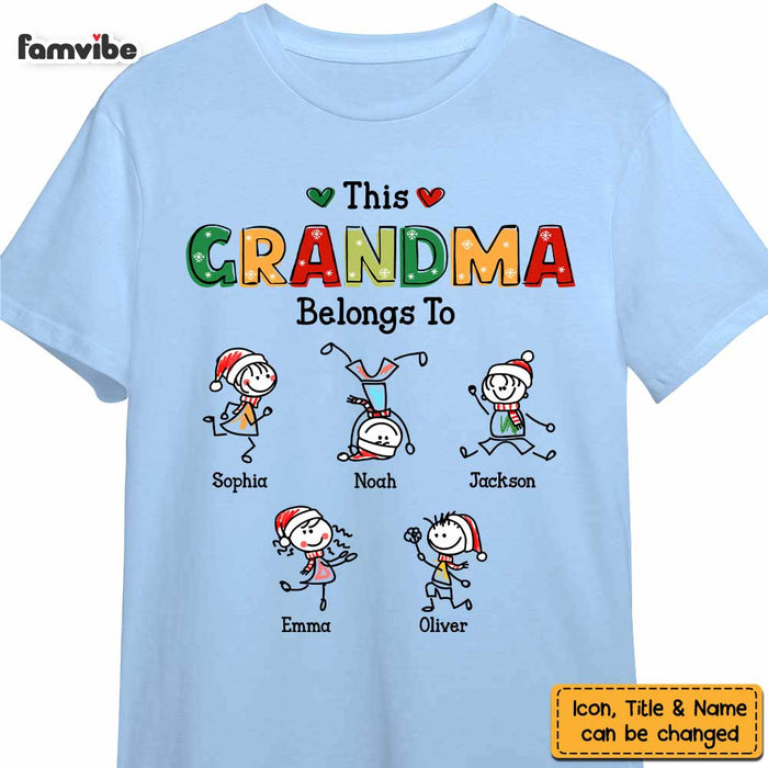 Personalized This Grandma Christmas Shirt - Hoodie - Sweatshirt OB183 36O47 1