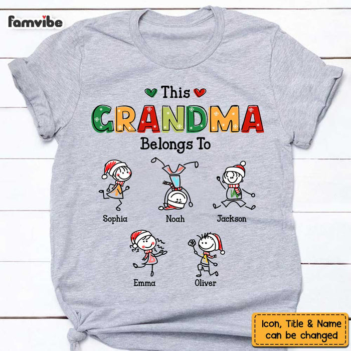 Personalized This Grandma Christmas Shirt - Hoodie - Sweatshirt OB183 36O47 1