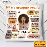 Personalized Christian Affirmations Pillow OB171 85O28 thumb 1