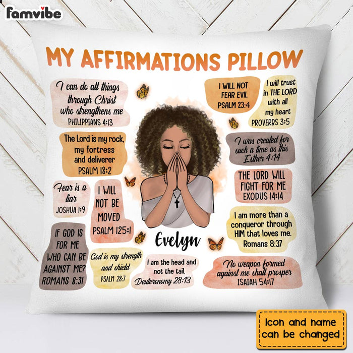 Personalized Christian Affirmations Pillow OB171 85O28 1