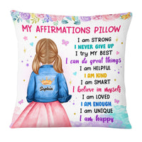 Personalized Granddaughter Kid Positive Affirmations Pillow OB173 85O53 thumb 1