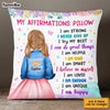 Personalized Granddaughter Kid Positive Affirmations Pillow OB173 85O53 1