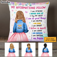 Personalized Granddaughter Kid Positive Affirmations Pillow OB173 85O53 thumb 1