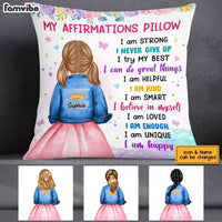 Personalized Granddaughter Kid Positive Affirmations Pillow OB173 85O53 thumb 1
