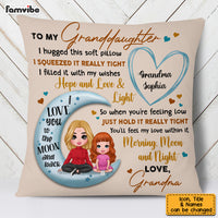 Personalized Granddaughter Love You To The Moon And Back Pillow OB176 32O53 thumb 1