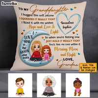 Personalized Granddaughter Love You To The Moon And Back Pillow OB176 32O53 thumb 1